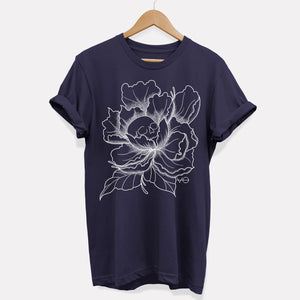 T-shirt pivoine Skullflower (unisexe)