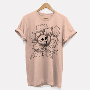 T-shirt pivoine Skullflower (unisexe)