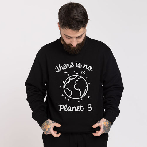 Il n’y a pas de sweat-shirt végétalien éthique Planet B (unisexe)