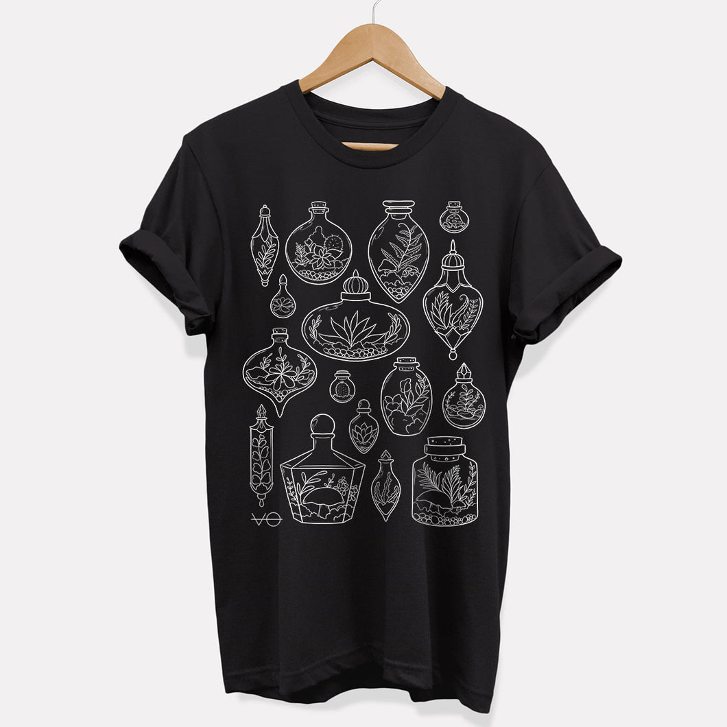 T-shirt Terrariums de bouteilles de potion (unisexe)