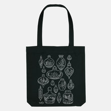 Load image into Gallery viewer, Potion Bottle Terrariums Tote Bag, Vegan Gift