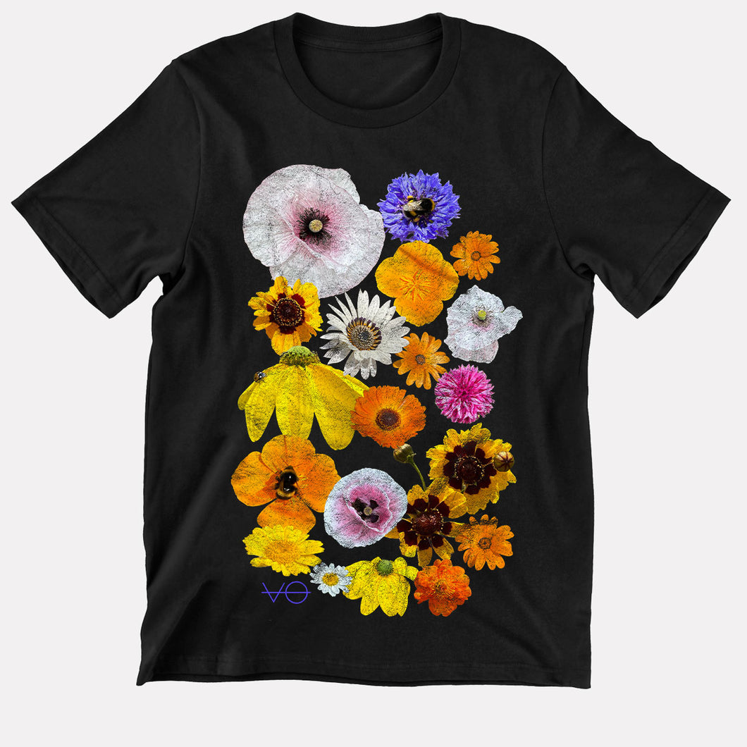 Pressed Wildflowers Kids T-Shirt (Unisex)