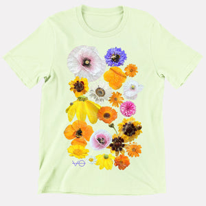 Pressed Wildflowers Kids T-Shirt (Unisex)