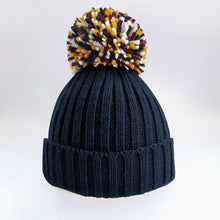 Load image into Gallery viewer, Pumpkin Spice Pom Pom Beanie