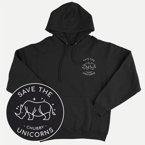 Save The Chubby Unicorns Eck-Hoodie (Unisex)