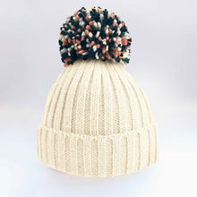 Load image into Gallery viewer, Pumpkin Spice Pom Pom Beanie