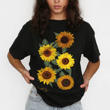 Load image into Gallery viewer, Sunflowers Vegan T-Shirt (Unisex)