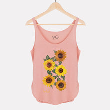 Load image into Gallery viewer, Sunflowers Women&#39;s Festival Tank