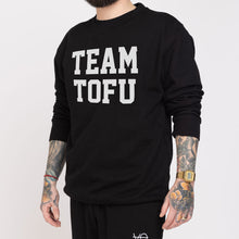 Laden Sie das Bild in den Galerie-Viewer, Team Tofu ethisches veganes Sweatshirt (Unisex)