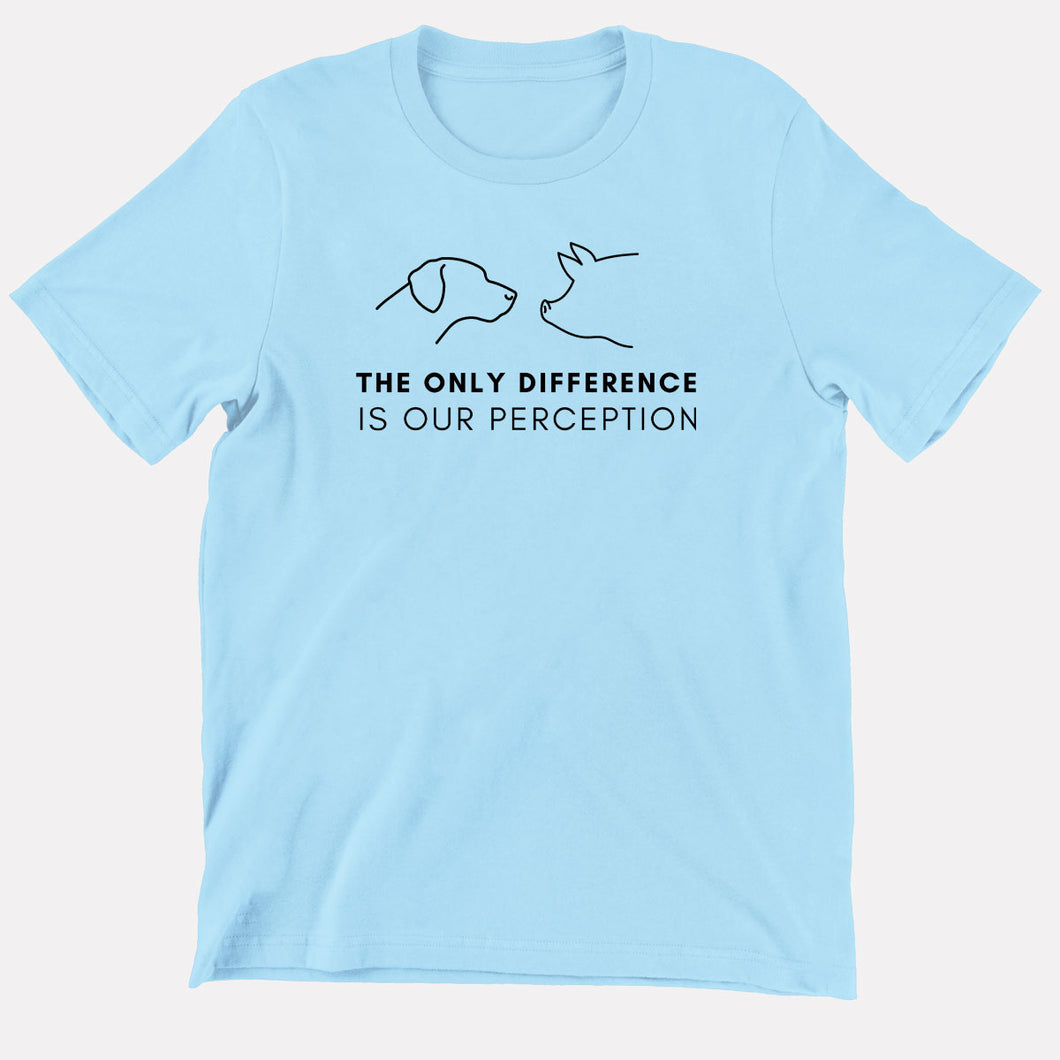 The Only Difference Is Our Perception Kids T-Shirt (Unisex)