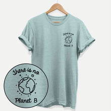 Charger l&#39;image dans la galerie, Il n’y a pas de T-shirt végétalien éthique Planet B Corner (Unisexe)