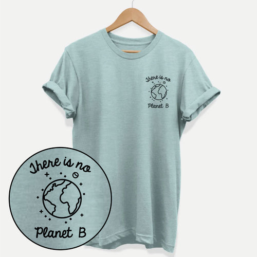 Es gibt keinen Planet B Corner Ethisches veganes T-Shirt (Unisex)