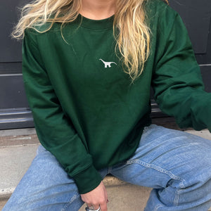 Tiny Embroidered Dino Sweatshirt (Unisex)