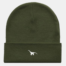 Load image into Gallery viewer, Tiny Embroidered Dino Cuffed Beanie