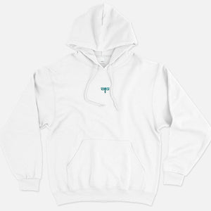 Tiny Dragonfly Embroidered Ethical Vegan Hoodie (Unisex)