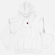 Load image into Gallery viewer, Tiny Ladybug Embroidered Ethical Vegan Hoodie (Unisex)