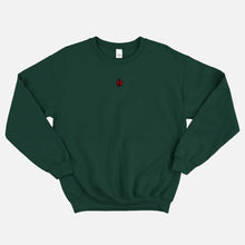 Load image into Gallery viewer, Tiny Ladybug Embroidered Ethical Vegan Sweatshirt (Unisex)