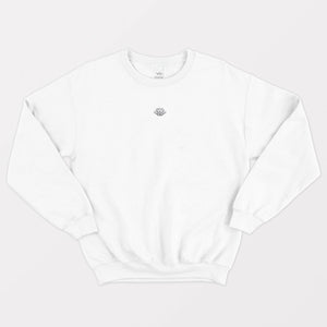 Tiny Moth Embroidered Ethical Vegan Sweatshirt (Unisex)