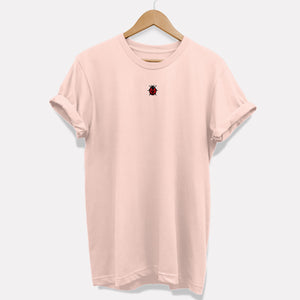 T-shirt végétalien éthique brodé Tiny Ladybug (Unisexe)