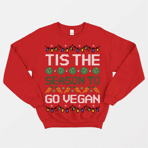 Veganer Ruining Family Gatherings Veganer Weihnachtspullover (Unisex)