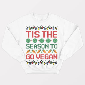 Veganer Ruining Family Gatherings Veganer Weihnachtspullover (Unisex)