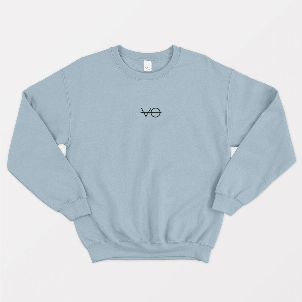 Sweat-shirt végétalien éthique brodé VO (Unisexe)