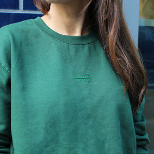 VO Embroidered Ethical Vegan Sweatshirt (Unisex)