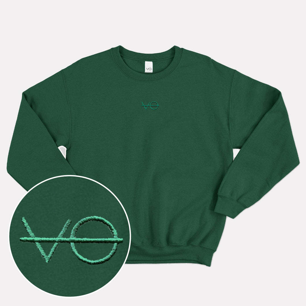 VO Embroidered Ethical Vegan Sweatshirt (Unisex)