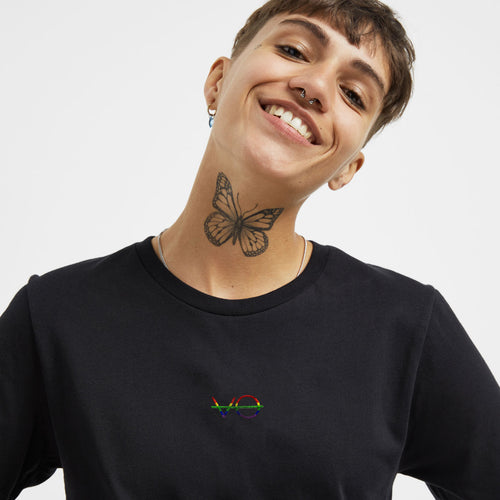 VO Embroidered Pride Ethical Vegan T-Shirt (Unisex)