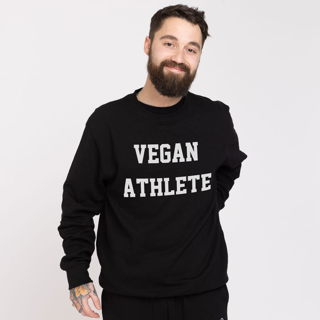 Sweat-shirt végétalien éthique d’athlète végétalien (unisexe)