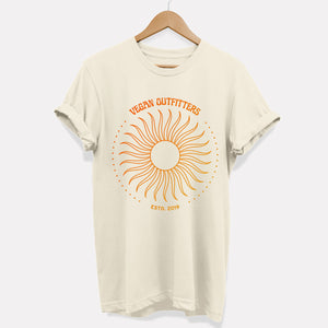 T-Shirt mit Vintage-Sonnengrafik (Unisex)