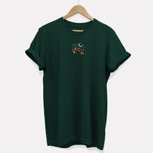 Load image into Gallery viewer, Woodland Scene Embroidered Ethical Vegan T-Shirt (Unisex)