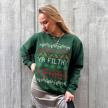 Load image into Gallery viewer, Filthy Vegan Christmas Jumper (Unisex)