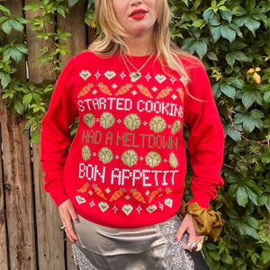 Bon Appetit Christmas Jumper (Unisex)