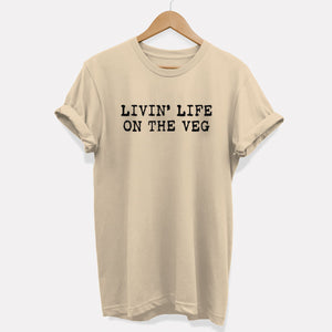 Rette ein Leben, werde vegan T-Shirt (Unisex)
