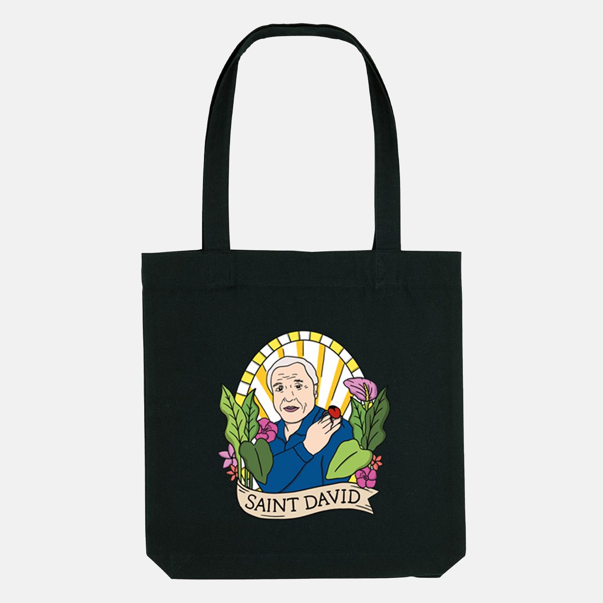 Saint David Tote Bag Vegan Gift Vegan Outfitters