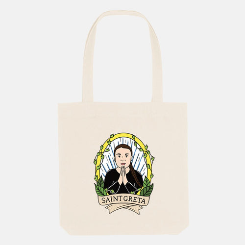 Saint Greta Tote Bag, Vegan Gift