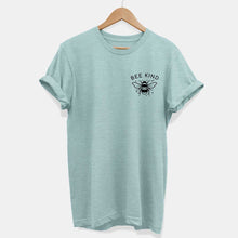 Load image into Gallery viewer, Bee Kind Ethical Vegan T-Shirt (Unisex)-Vegan Apparel, Vegan Clothing, Vegan T Shirt, BC3001-Vegan Outfitters-X-Small-Dusty Blue-Vegan Outfitters