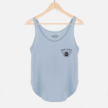 Load image into Gallery viewer, Bee Kind Women&#39;s Festival Tank-Vegan Apparel, Vegan Clothing, Vegan Tank Top, NL5033-Vegan Outfitters-X-Small-Cloudy Blue-Vegan Outfitters