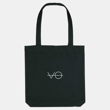 Load image into Gallery viewer, Black Organic Tote Bag, Vegan Gift-Vegan Apparel, Vegan Accessories, Vegan Gift, Vegan Tote Bag-Vegan Outfitters-Black-Vegan Outfitters