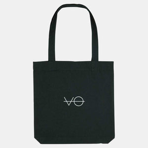 Black Organic Tote Bag, Vegan Gift-Vegan Apparel, Vegan Accessories, Vegan Gift, Vegan Tote Bag-Vegan Outfitters-Black-Vegan Outfitters