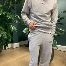 Laden Sie das Bild in den Galerie-Viewer, Classic Fit VO Embroidered Joggers (Unisex)-Vegan Apparel, Vegan Clothing, Vegan Joggers, JH072-Vegan Outfitters-Small-Grey-Vegan Outfitters