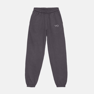 Classic Fit VO Embroidered Joggers (Unisex)-Vegan Apparel, Vegan Clothing, Vegan Joggers, JH072-Vegan Outfitters-Small-Charcoal-Vegan Outfitters
