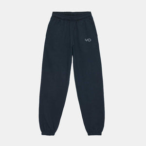Classic Fit VO Embroidered Joggers (Unisex)-Vegan Apparel, Vegan Clothing, Vegan Joggers, JH072-Vegan Outfitters-Small-Navy-Vegan Outfitters