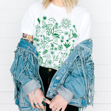 Load image into Gallery viewer, Doodle T-Shirt (Unisex)-Vegan Apparel, Vegan Clothing, Vegan T Shirt, BC3001-Vegan Outfitters-X-Small-White-Vegan Outfitters