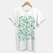Load image into Gallery viewer, Doodle T-Shirt (Unisex)-Vegan Apparel, Vegan Clothing, Vegan T Shirt, BC3001-Vegan Outfitters-X-Small-White-Vegan Outfitters