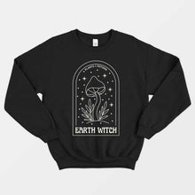 Laden Sie das Bild in den Galerie-Viewer, Earth Witch Sweatshirt (Unisex)-Vegan Apparel, Vegan Clothing, Vegan Sweatshirt, JH030-Vegan Outfitters-X-Small-Black-Vegan Outfitters