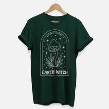Laden Sie das Bild in den Galerie-Viewer, Earth Witch T-Shirt (Unisex)-Vegan Apparel, Vegan Clothing, Vegan T Shirt, BC3001-Vegan Outfitters-X-Small-Forest Green-Vegan Outfitters