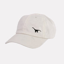 Load image into Gallery viewer, Embroidered Dinosaur Dad Cap (Unisex)-Vegan Apparel, Vegan Accessories, Vegan Gift, Dad Cap, BB653-Vegan Outfitters-Natural-Vegan Outfitters
