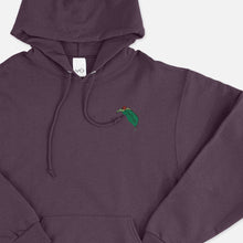 Charger l&#39;image dans la galerie, Embroidered Ladybug Ethical Vegan Hoodie (Unisex)-Vegan Apparel, Vegan Clothing, Vegan Hoodie JH001-Vegan Outfitters-X-Small-Wild Mulberry-Vegan Outfitters